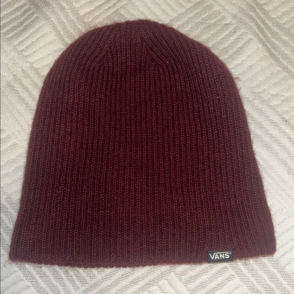 Vans Maroon Knit Beanie